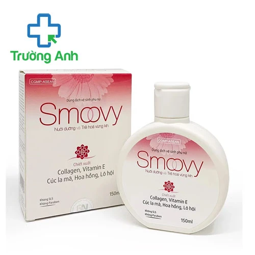 Dung dịch vệ sinh làm sạch vùng kín Smoovy 150ml Gia Nguyễn