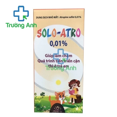 Solo Atro 5ml HD Pharma - Dung dịch nhỏ mắt cải thiện cận thị mắt