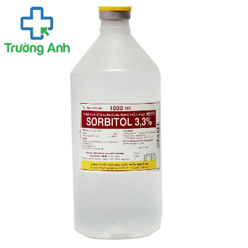 Sorbitol 3,3% Mekophar - Dung dịch rửa trong phẫu thuật