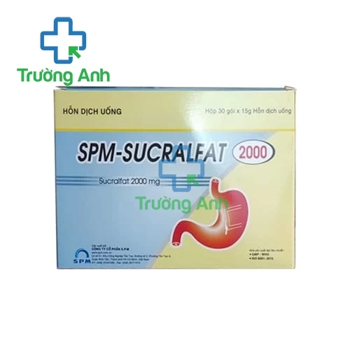 SPM-Sucralfat 2000- Thuốc điều trị viêm loét dạ dày tá tràng hiệu quả