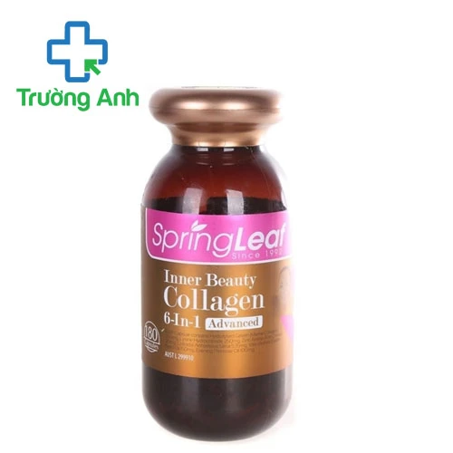 SpringLeaf Inner Beauty Collagen 6-In-1 Advanced (180 viên) - Giúp làm đẹp da