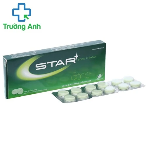 Star sore throat - Viên ngậm sát trùng họng