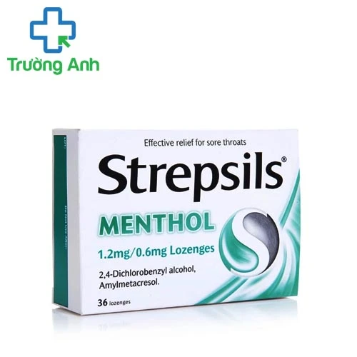 Strepsils Menthol - Thuốc trị ho hiệu quả