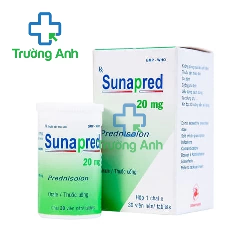 Sunapred 20mg Donaipharm - Thuốc kháng viêm, chống dị ứng