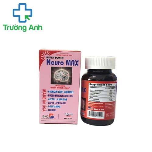 Super Power Neuro Max (lọ) - Giúp tăng cường sức khỏe não hiệu quả