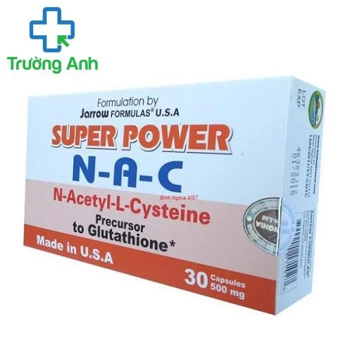 TPCN Super Power N-A-C 500mg của Jarrow Formulas