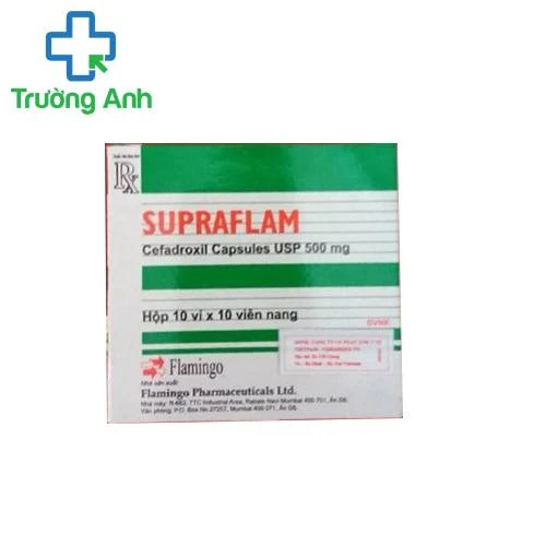 Supraflam 500mg - Thuốc điều trị nhiễm khuẩn đường tiết niệu hiệu quả của Ấn Độ