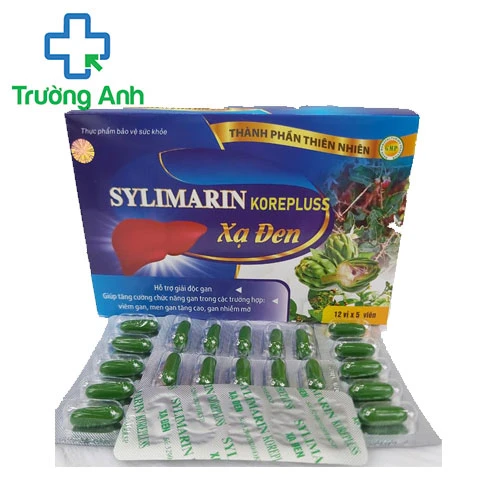 Sylimarin Korepluss xạ đen - Hỗ trợ giải độc gan, tăng cường chức năng gan