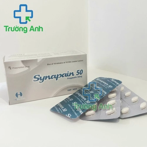 Synapain 50 - Thuốc điều trị động kinh, đau dây thần kinh hiệu quả