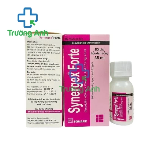 Synergex Forte Square - Thuốc điều trị nhiễm khuẩn của Bangladesh