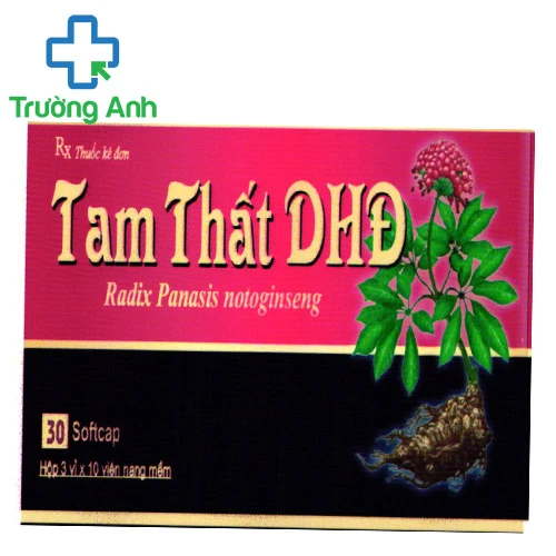 Tam thất DHĐ - Hỗ trợ tăng cường sức khỏe cho cơ thể