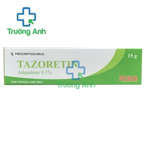 TAZORETIN 0,1% - Thuốc bôi da giúp trị bệnh ngoài da hiệu quả của Medisun