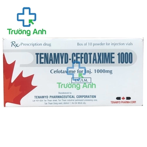 Tenamyd-Cefotaxime 1000 - Thuốc điều trị nhiễm khuẩn hiệu quả