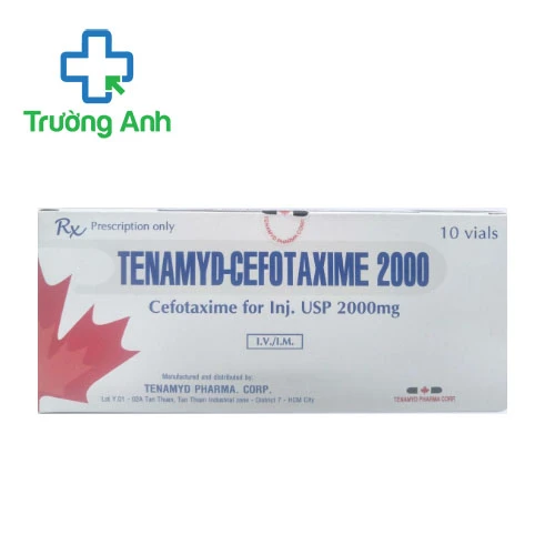 Tenamyd-Cefotaxime 2000 - Thuốc điều trị nhiễm khuẩn hiệu quả