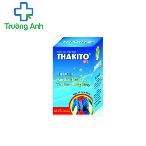 Thakito 20 viên, 40 viên - Hỗ trợ điều trị thần kinh tọa, đau nhức xương khớp hiệu quả