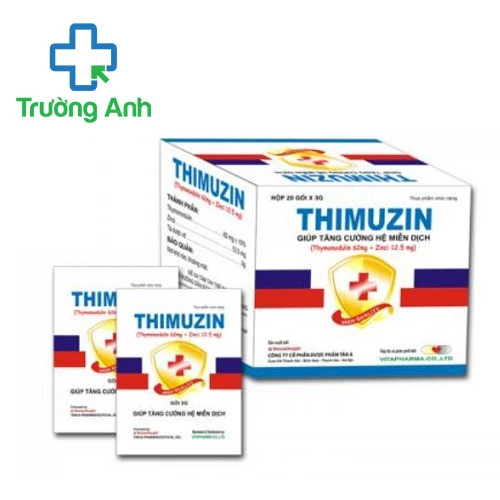 Thimuzin (Gói cốm) - Hỗ trợ tăng cường hệ miễn dịch hiệu quả