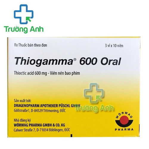 Thiogamma - Thuốc điều trị rối loạn cảm giác hiệu quả của Đức