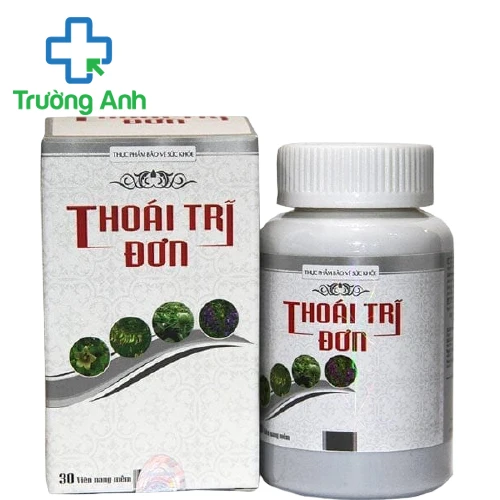 Thoái trĩ đơn - Giúp hỗ trợ nhuận tràng, cải thiện sa búi trĩ hiệu quả