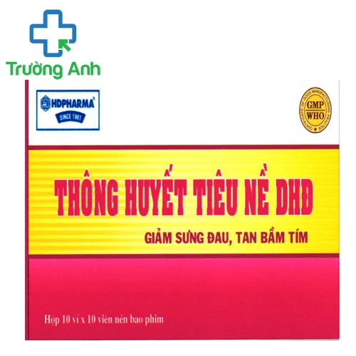 Thông huyết tiêu nề DHĐ - Giúp giảm sưng đau, tan bầm tím hiệu quả