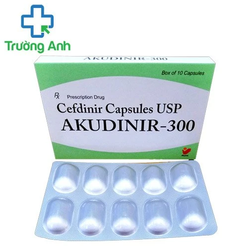 Akudinir 300mg - Thuốc điều trị nhiễm khuẩn hiệu quả của Ấn Độ