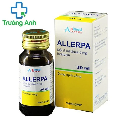 Allerpa - Thuốc làm giảm triệu chứng viêm mũi dị ứng của Apimed 