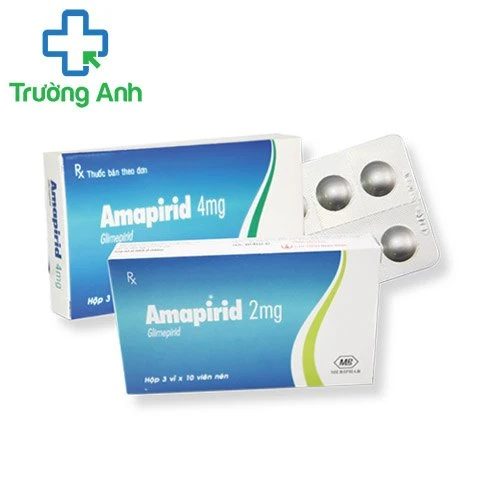 Amapirid 4mg Mebiphar - Thuốc điều trị đái tháo đường tuýp 2