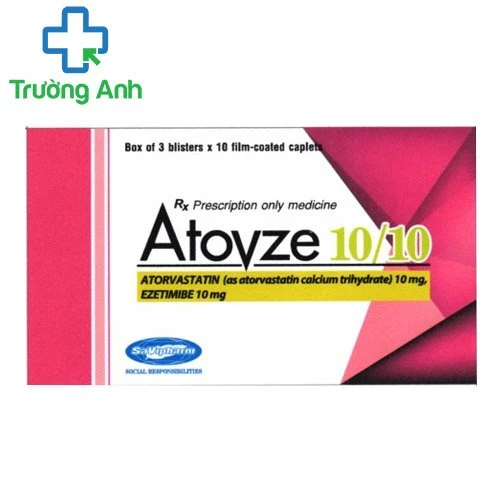 Atovze 10/10 - Thuốc làm giảm cholesterol máu hiệu quả của Savipharm