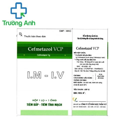 Cefmetazol VCP - Thuốc điều trị nhiễm khuẩn hiệu quả