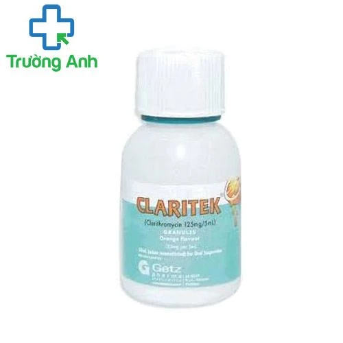 Claritek 125mg/5ml - Thuốc điều trị nhiễm khuẩn hiệu quả