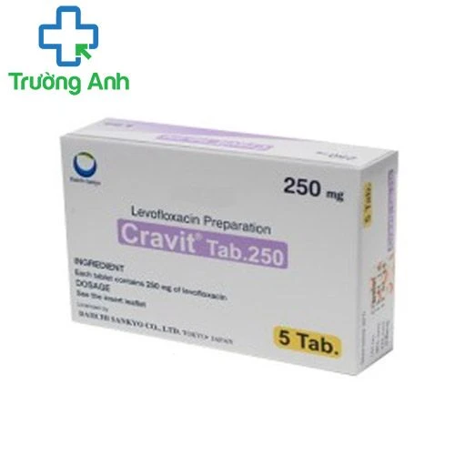 Cravit Tab 250mg - Thuốc điều trị nhiễm trùng hiệu quả của Daiichi Sankyo