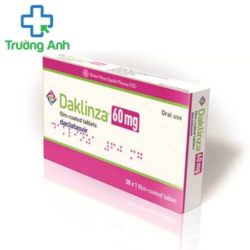 Thuốc Daklinza 60mg điều trị viêm gan của Bristol Meyers Squibb