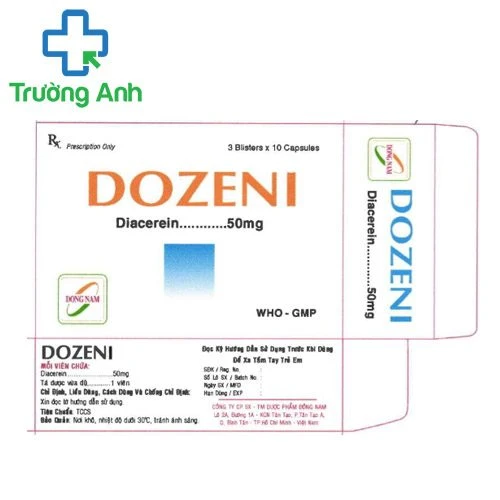 Dozeni 50mg - Thuốc điều trị thoái hóa khớp hiệu quả của Đông Nam