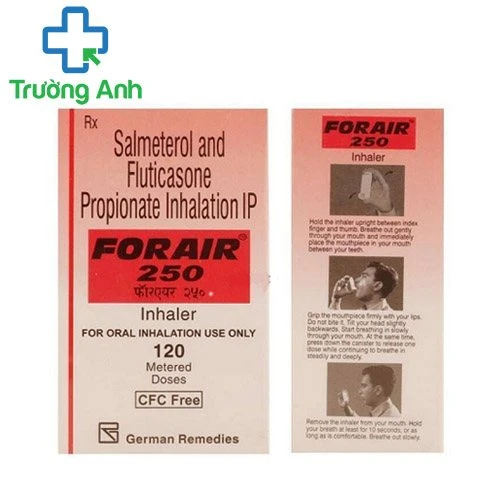 Forair 250 - Thuốc điều trị bệnh hen và bệnh phổi tắc nghẽn mãn tính