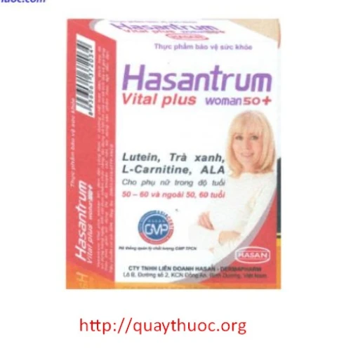 HASANTRUM VITAL PLUS WOMEN - Thực phẩm chức năng tăng cường sức khỏe hiệu quả