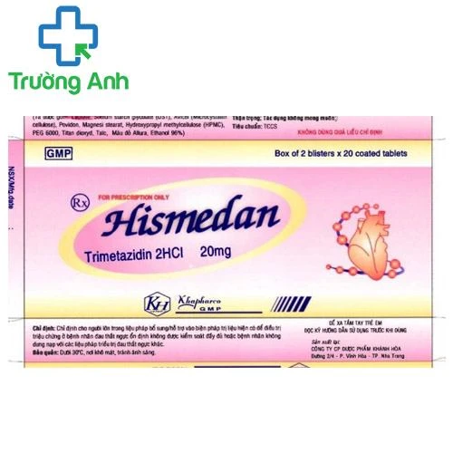 Hismedan Khapharco - Thuốc điều trị các cơn đau thắt ngực hiệu quả