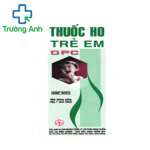 THUỐC HO TRẺ EM OPC - Giúp điều trị ho hiệu quả