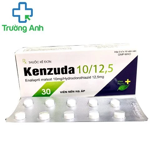 Kenzuda 10/12,5 - Thuốc điều trị tăng huyết áp của Tipharco 