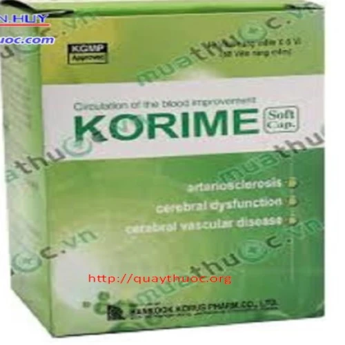 Koruti 500mg - Thuốc điều trị rối loạn ý thức hiệu quả của Hàn Quốc