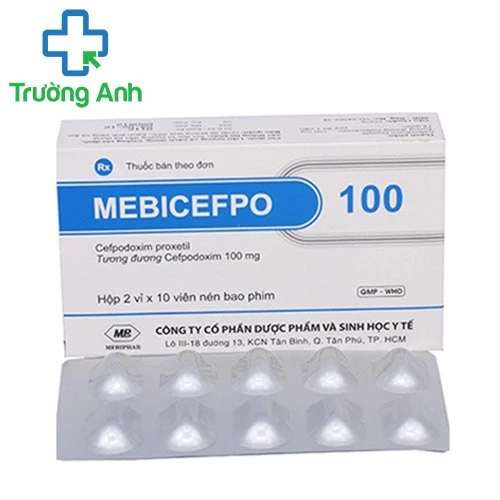 Mebicefpo 100 - Thuốc điều trị nhiễm khuẩn hiệu quả của Mebiphar