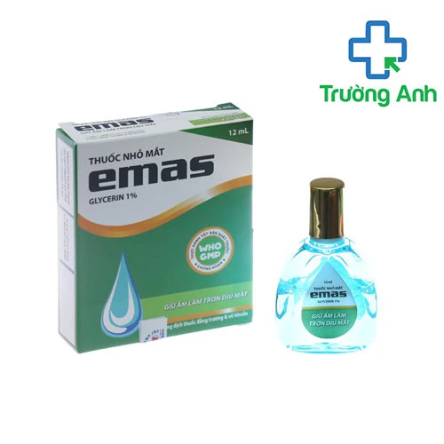 Thuốc nhỏ mắt Emas - Giúp giảm chứng nóng mắt, rát mắt, kích ứng mắt