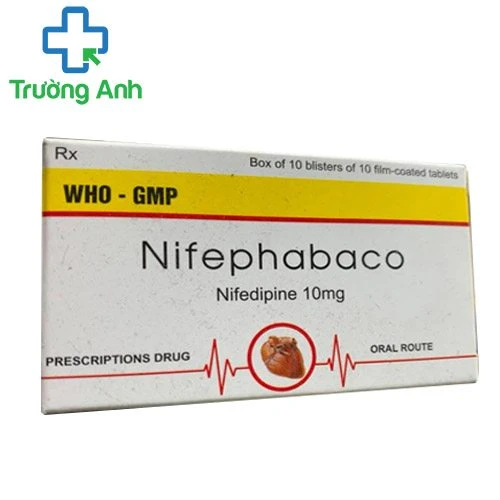 Nifephabaco 10mg - Thuốc điều trị tăng huyết áp hiệu quả