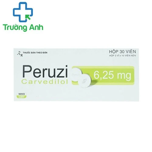 Peruzi 6.25mg - Thuốc điều trị cao huyết áp, suy tim hiệu quả của Davipharm