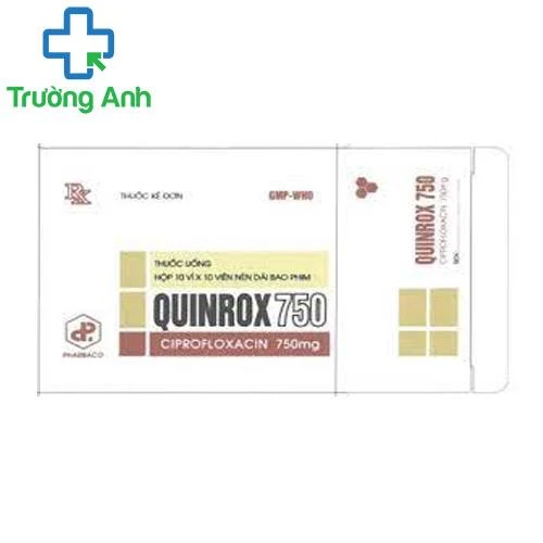 Quinrox 750 - Thuốc điều trị nhiễm khuẩn hiệu quả của Pharbaco