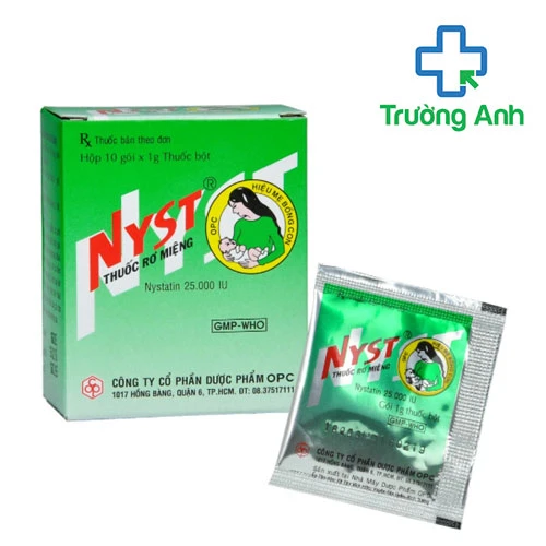 Thuốc rơ miệng Nyst OPC - Dự phòng và điều trị bệnh Candida miệng hiệu quả