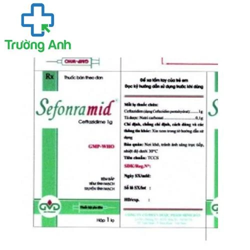 Sefonramid 1g - Thuốc điều trị nhiễm khuẩn hiệu quả của MD Pharco