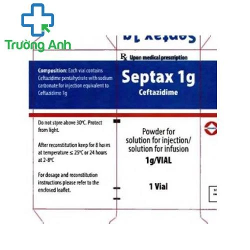 Septax 1g Vianex - Thuốc điều trị nhiễm khuẩn hiệu quả của Hy Lạp