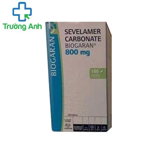 SEVELAMER CARBONATE BIOGARAN 800mg - Thuốc kiểm soát phospho máu hiệu quả