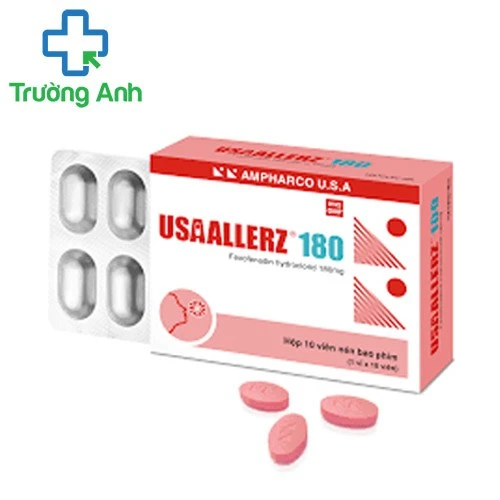 Usaallerz 180 - Thuốc điều trị viêm mũi dị ứng theo mùa của  Ampharco USA