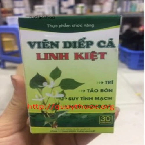 Viên diếp cá linh kiệt - TPCN hỗ trợ điều trị trĩ của Hoàng Liên