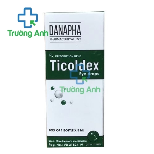 Ticoldex 5ml - Thuốc nhỏ mắt hiệu quả (10 hộp)